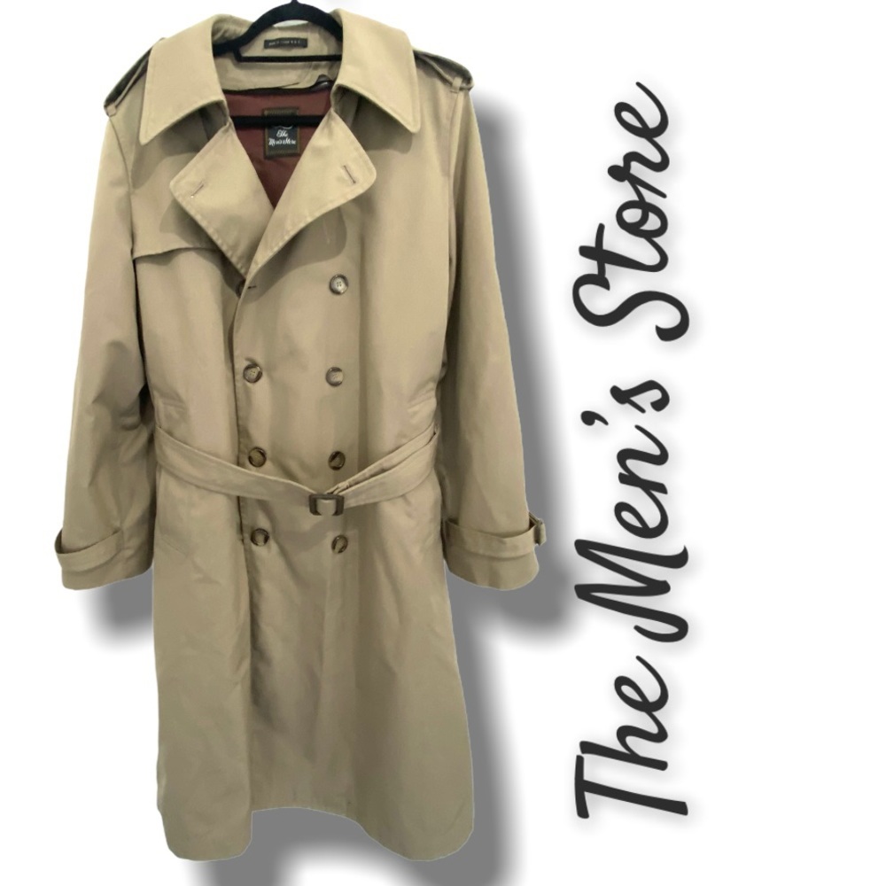 THE MEN'S STORE long trench coat&liner 🧥40Reg